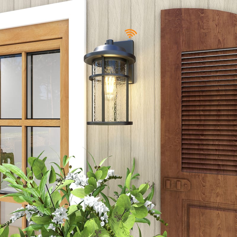 4Pack-1 Light Outdoor Wall Light Dusk to Dawn - 7.56"x9.6"x13.54"