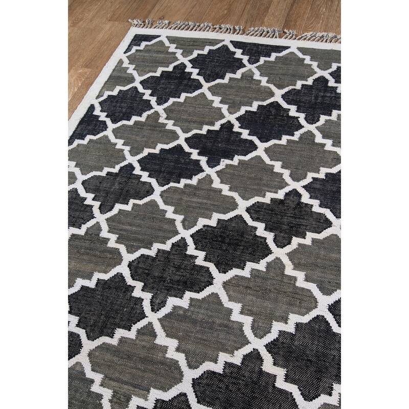 Novogratz by Momeni California Greyback Hand Woven Cotton Area Rug