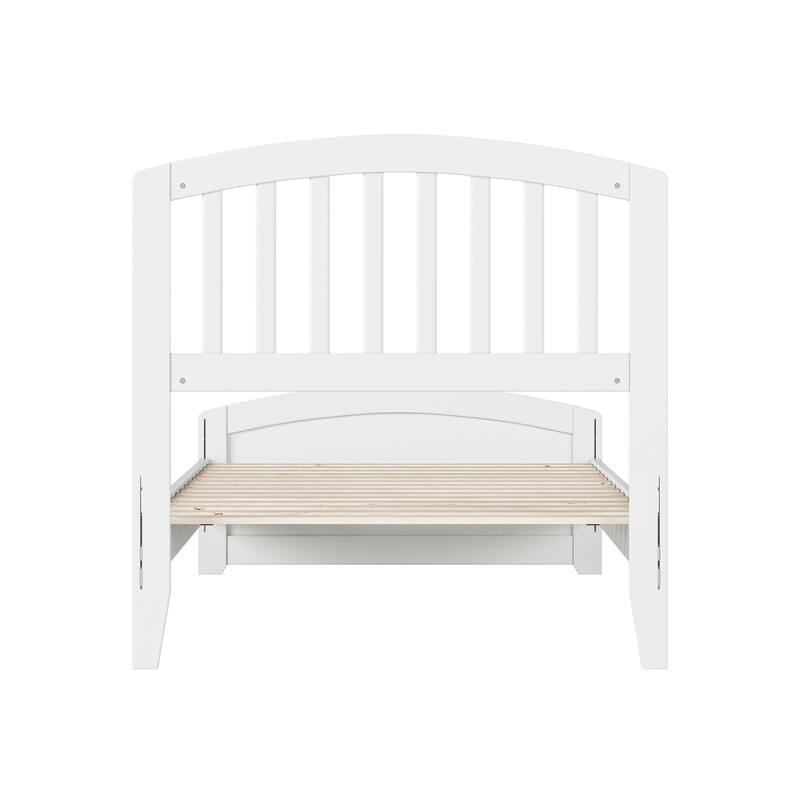 Quincy Solid Wood Low Profile Platform Bed with Matching Footboard