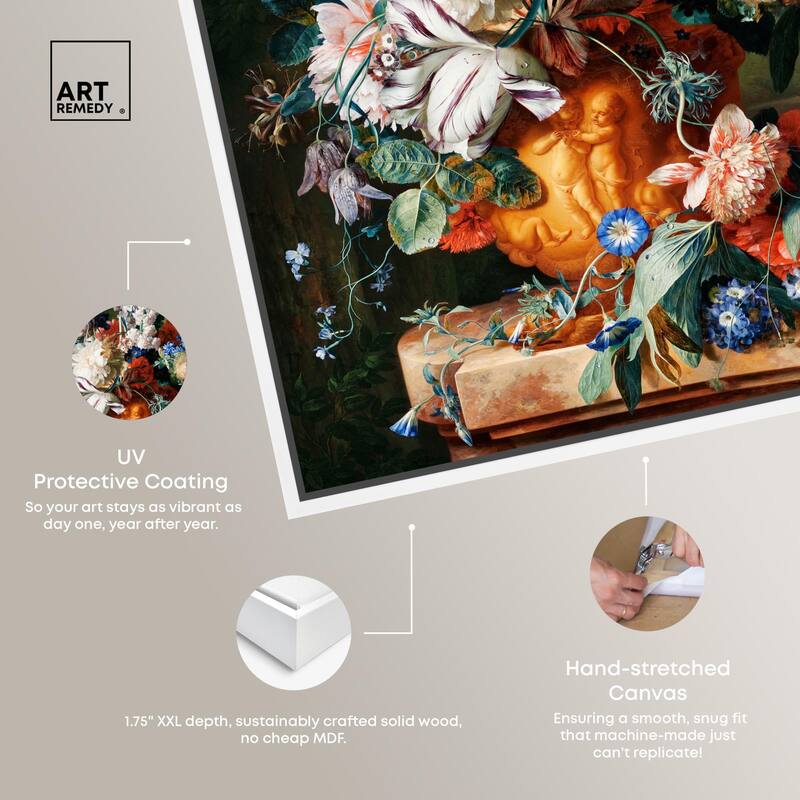 Bouquet of Flowers (1724) Canvas by Art Remedy