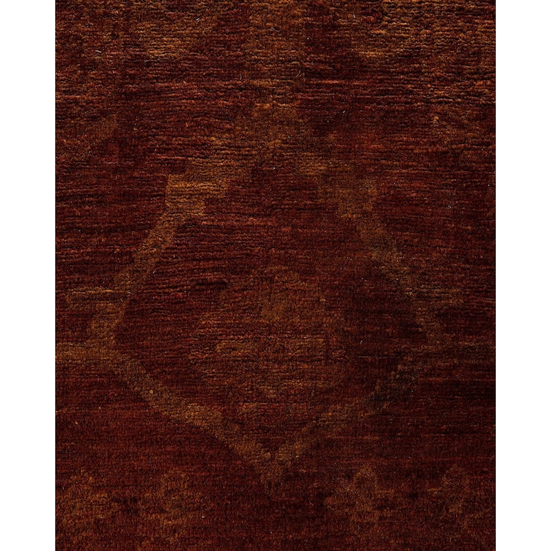 Vibrance, One-of-a-Kind Hand-Knotted Area Rug - Brown, 10' 1" x 13' 10" - 10' 1" x 13' 10"