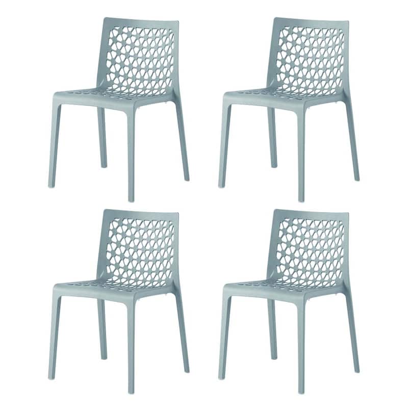 Milan Modern Chair, Set of 4 - Blue
