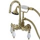 preview thumbnail 5 of 4, Kingston Brass Aqua Vintage Wall Mount Clawfoot Tub Faucet