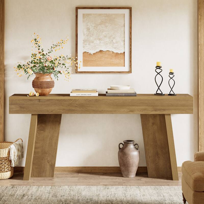 70.9-Inch Farmhouse Long Console Table or Living Room