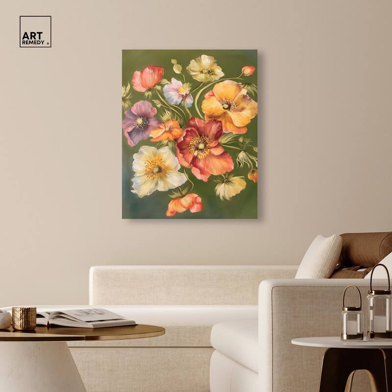 Twilight Tulips I Canvas by Art Remedy, Gallery Wrapped