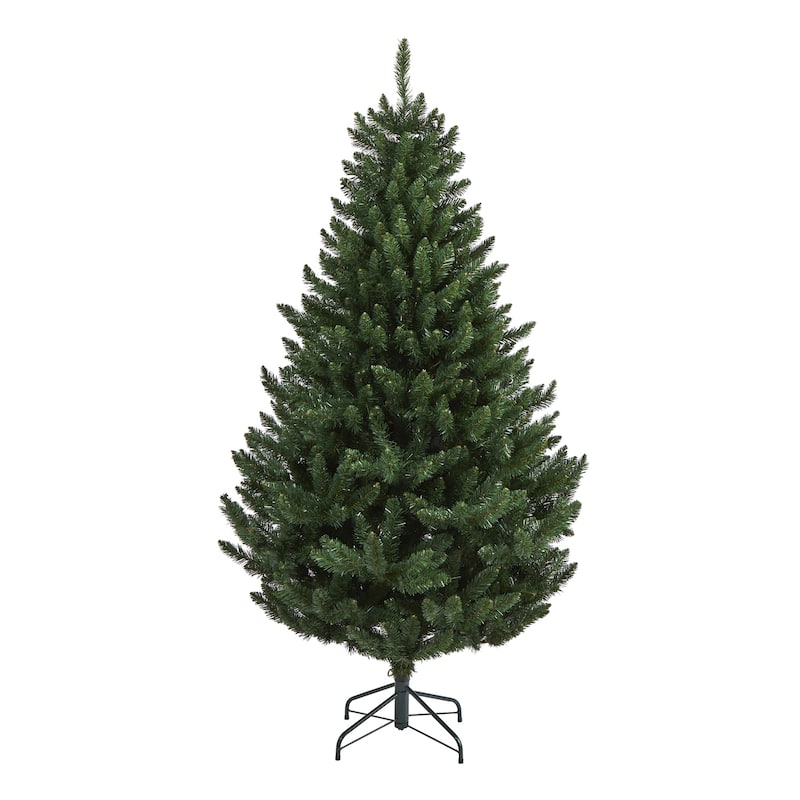 6Ft Artificial Christmas Tree - Lush Spruce Holiday Decor - Bendable Branches - Elegant Christmas Tree for Home - Green - 72