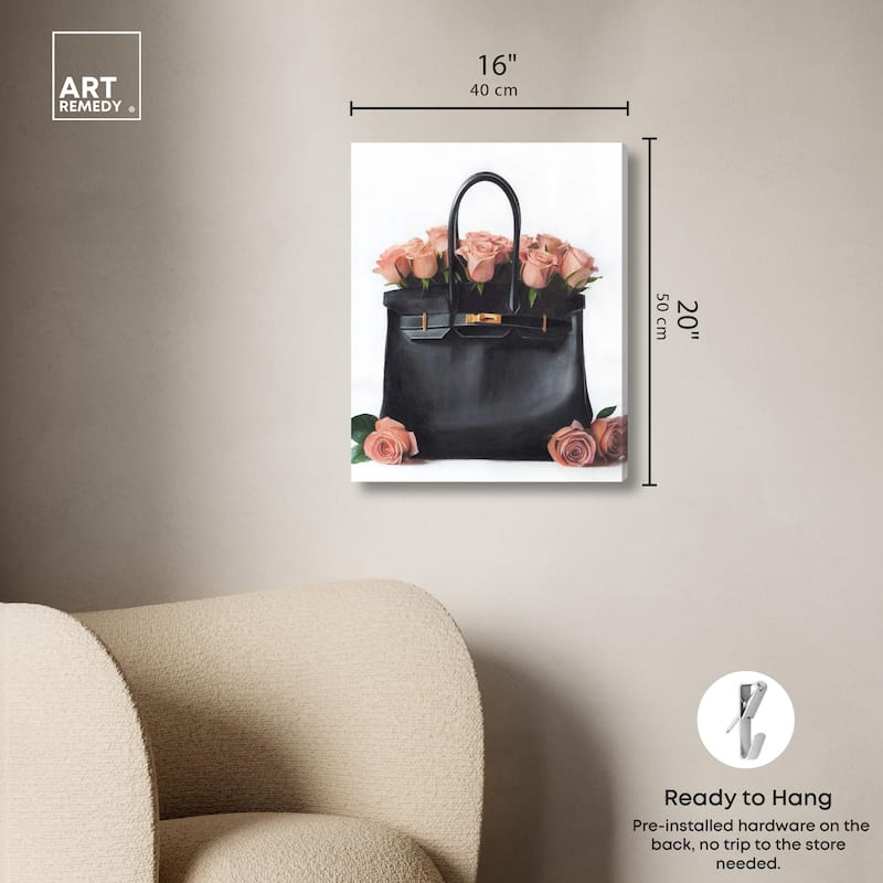 Doll Memories - Exclusif Roses Canvas by Art Remedy, Gallery Wrapped
