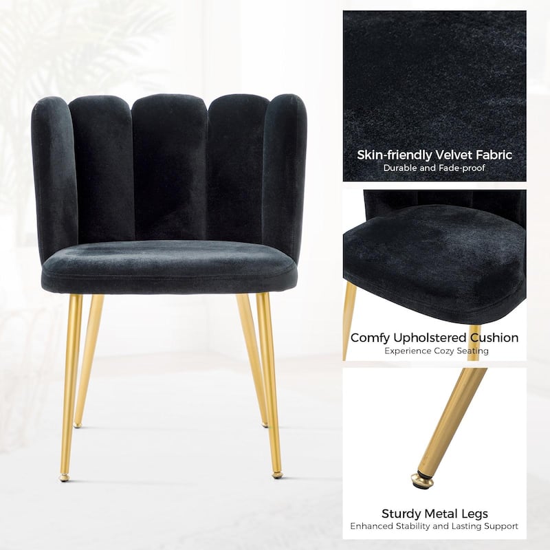 Anjela Side Chair with Tufted Back