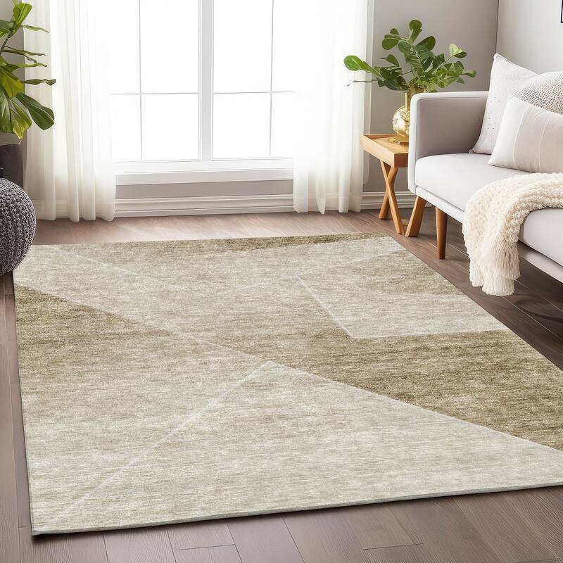 Premium Washable Super Soft Modern Mid Century Mayfield Rug