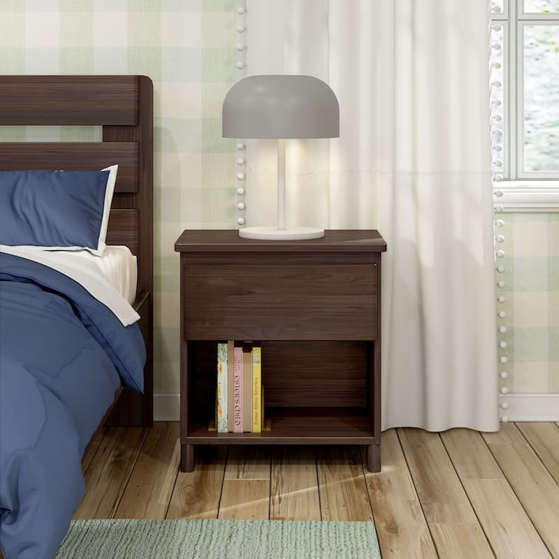 Max and Lily Farmhouse Nightstand with 1 Drawer