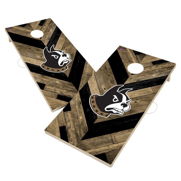 slide 2 of 6, Wofford College Terriers Cornhole Board Set 16 Years and Up