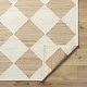 preview thumbnail 14 of 19, Wilfredo Transitional Checkered Jute Area Rug