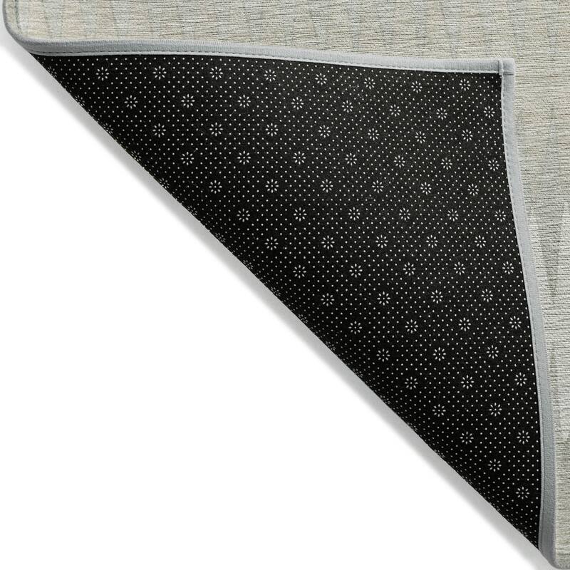 HomeRoots Striped Transitional Rectangle Outdoor Rug