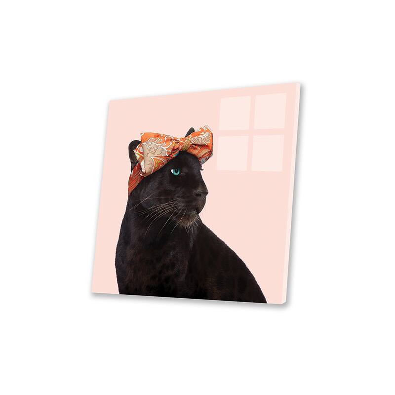 Fashion Panther Print On Acrylic Glass by Paul Fuentes