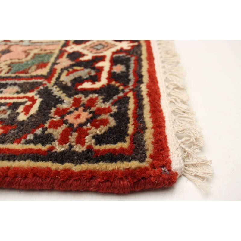 ECARPETGALLERY Hand-knotted Serapi Heritage Red Wool Rug - 2'6 x 6'1