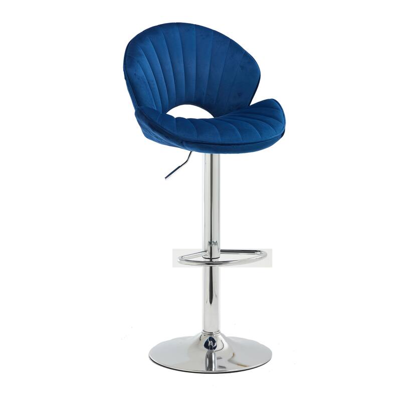 Bar Stools Set of 2 - Adjustable Barstools with Back and Footrest, Counter Height Bar Chairs