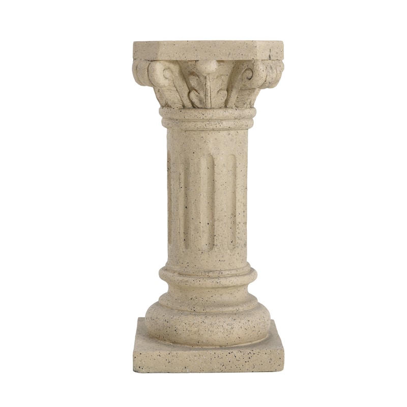 Christopher Knight Home - Alden Elegant and Durable Pedestal Column Plant Stand for Indoor and Outdoor Display - 26.25 Inch