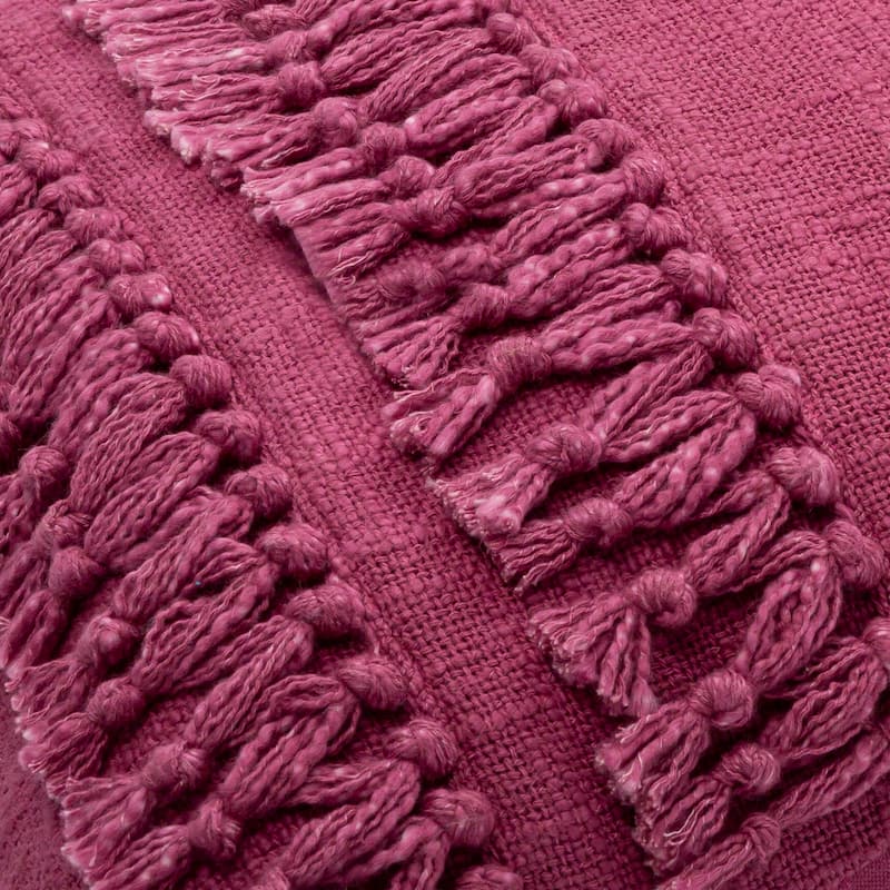 Miloh Tassel Fringe Accent Throw Pillow