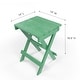 preview thumbnail 5 of 130, Riverstone Fully Assembled All-Weather Recycled HDPE Outdoor Folding Bistro table