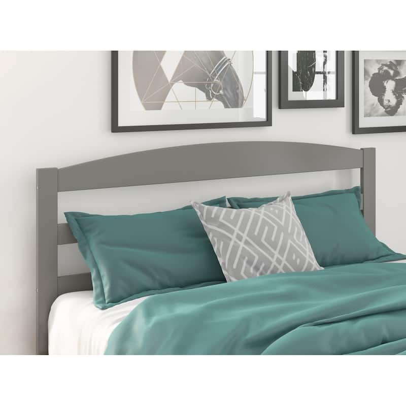 AFI Warren Headboard with Attachable Charger - Grey - Queen