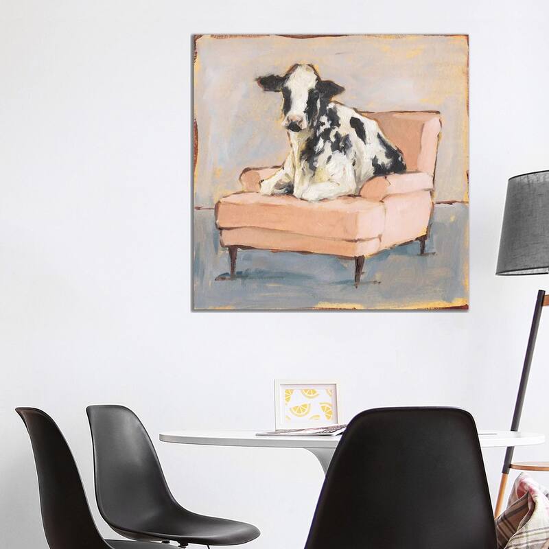 iCanvas "Moo-ving In II" by Ethan Harper Canvas Print - 37x37x1.5