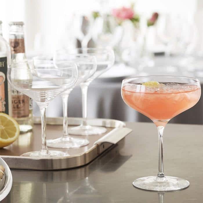 Holmegaard Cabernet Cocktail Glass, Clear, 6 pcs. - 9.8 oz
