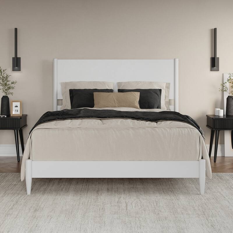 Pasadena Solid Wood Low Profile Platform Bed