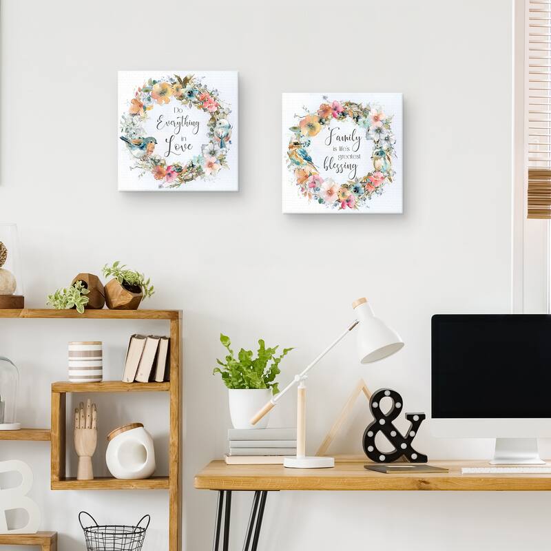 Everything in Love & Greatest Blessings by Carol Robinson Canvas Art Prints