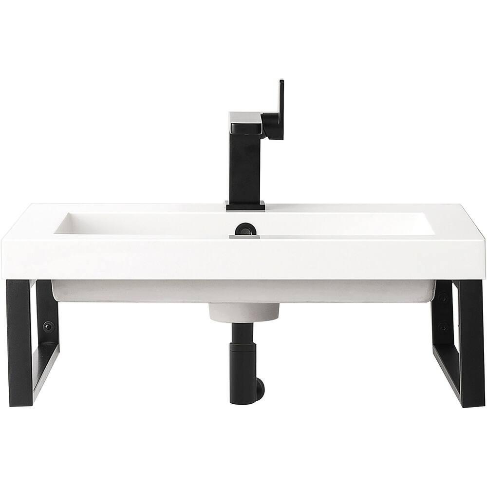 James Martin Vanities 055BK1823.6WG2 Boston 23-5/8" Rectangular