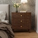 preview thumbnail 1 of 15, COSIEST Mid-Century Honeycomb 4 Legs Nightstands with Drawers