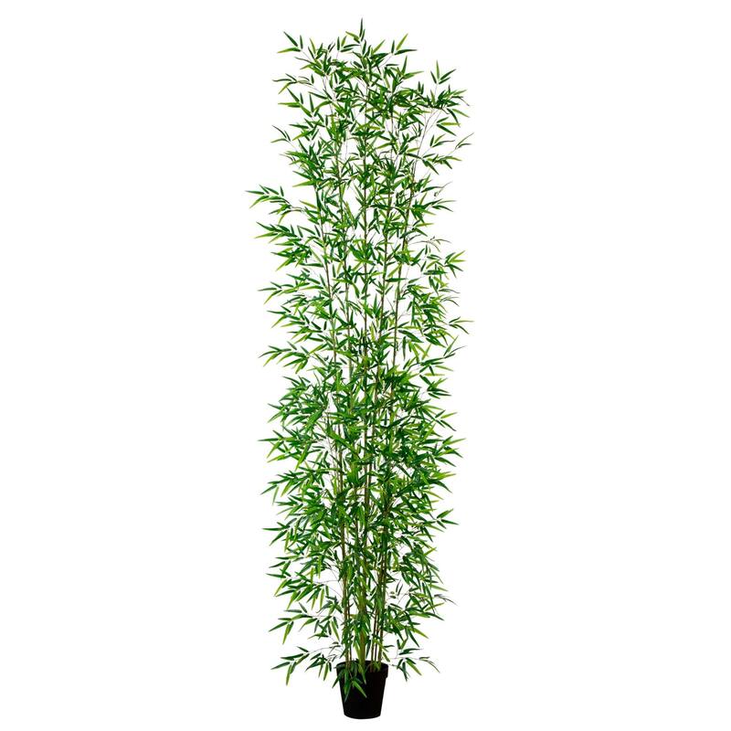 Potted Bamboo Artificial Tree - 12' - Green