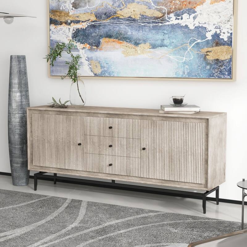 Camilo 69" Wide 3 Door Wood Sideboard - 69 x 16 x 31