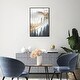 preview thumbnail 13 of 20, Oliver Gal 'Yali Majestic' Abstract Wall Art Framed Canvas Print Paint - Brown, Gray 20 x 30 - Black