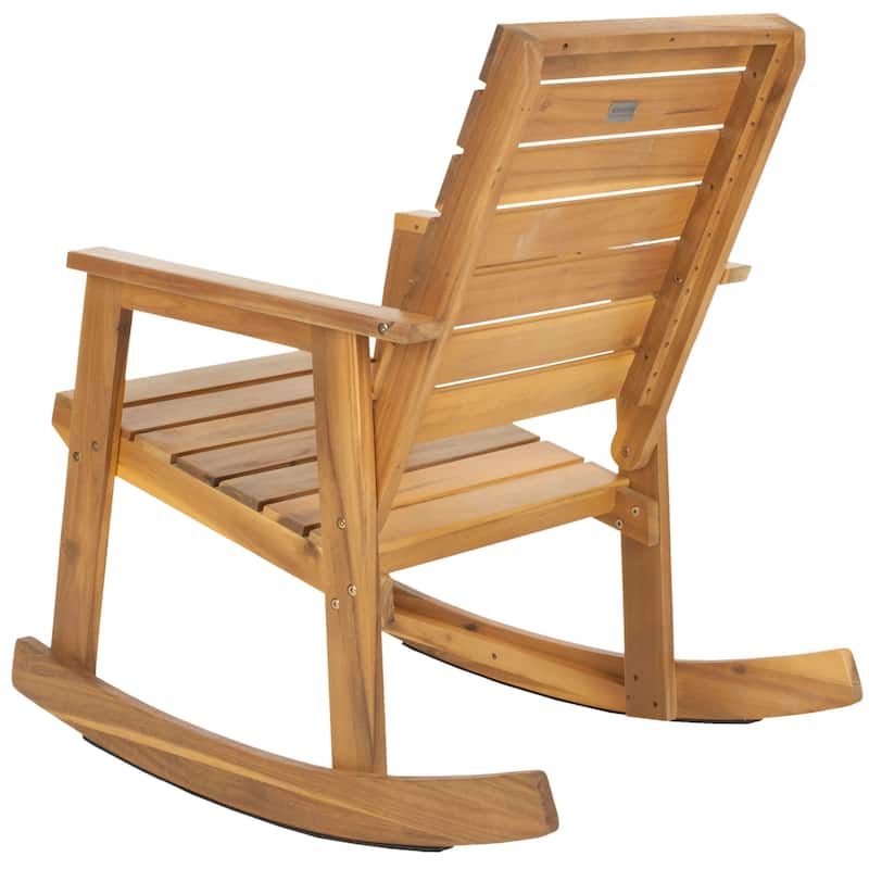 SAFAVIEH Outdoor Cheryll Rocking Chair - 28W x 37D x 9H