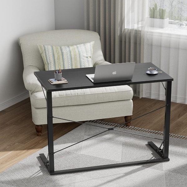 Mainstays Folding TV Tray Table – Solid Rubberwood, Natural Finish, 19x15x26 Inches