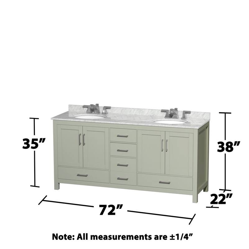 Wyndham Collection WCS141472DUNOM70 Sheffield 72" Free Standing Double