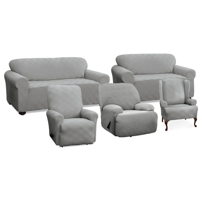 Stretch Sensations Stretch Double Diamond Sofa Slipcover