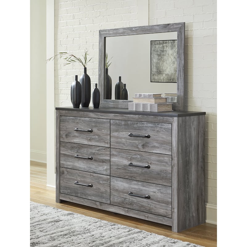 Signature Design by Ashley Bronyan Dark Gray Dresser and Mirror