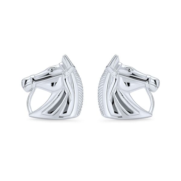 Best Wing Jewelry .925 Sterling Silver Horse Stud Earrings Best Wing Jewelry .925 Sterling Silver Horse Stud Earrings