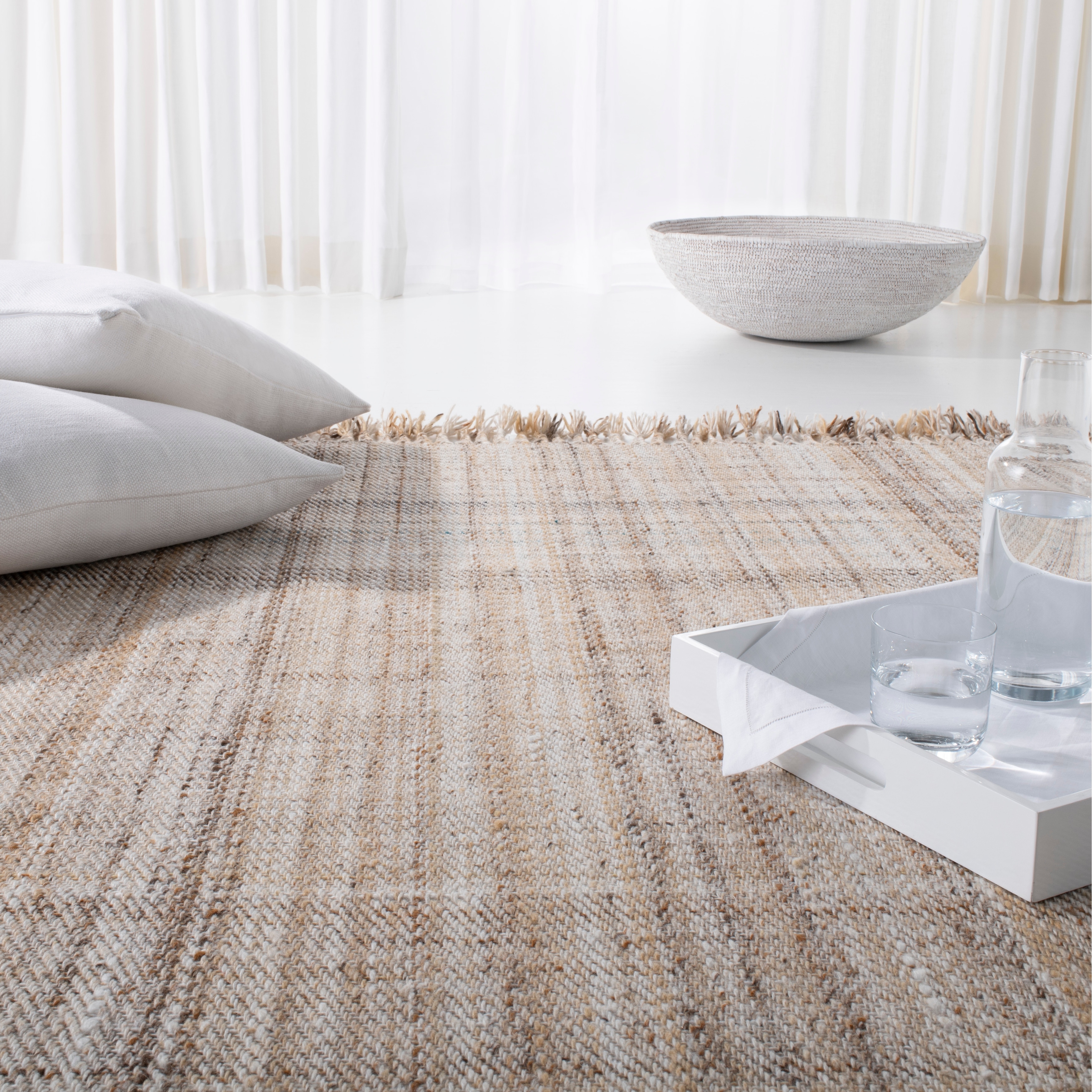 Lauren Ralph Lauren Handmade Jahi Plaid Wool Rug - Bed Bath