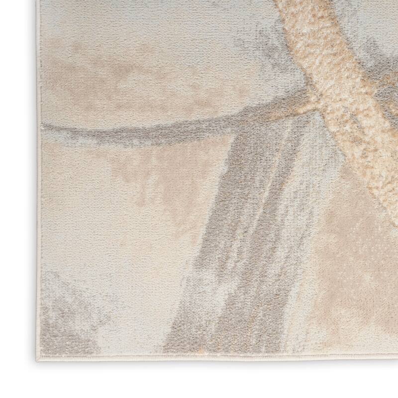 Inspire Me! Home Décor Brushstrokes Indoor only Abstract Area Rug