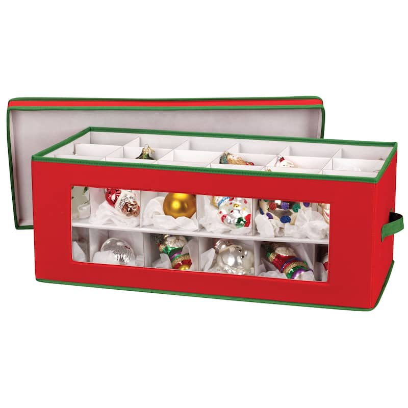 Household Essentials Ornament Storage Box - 27'' x 13.5'' x 10''