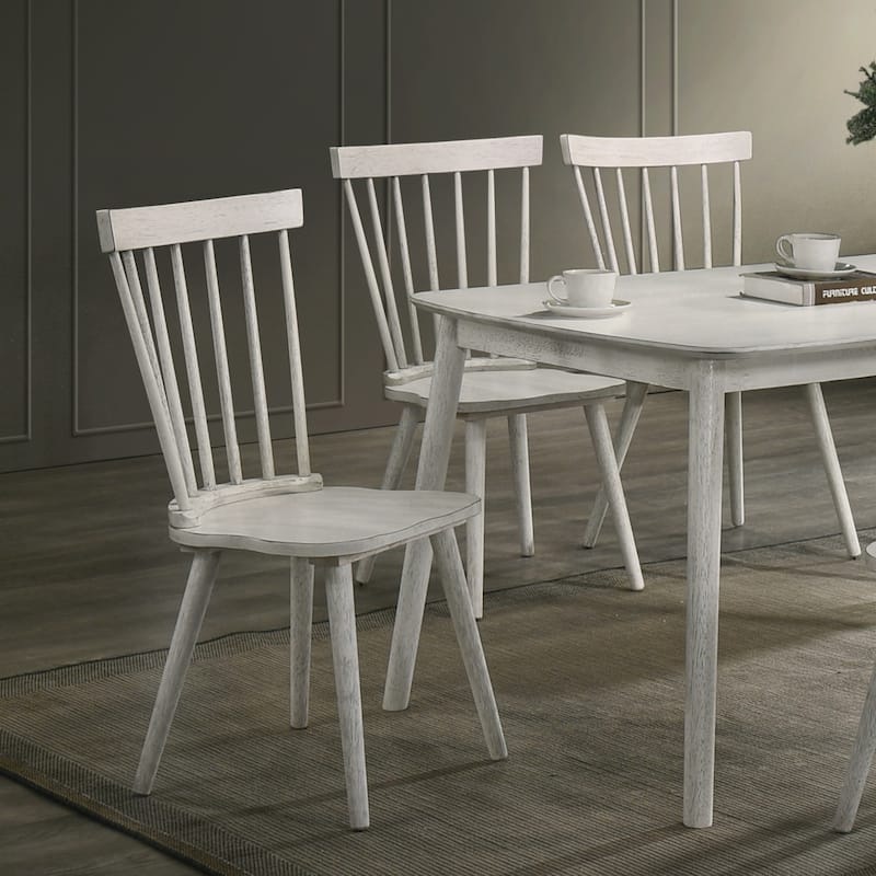 Wood Dining Chair Solid Chair Set of 2