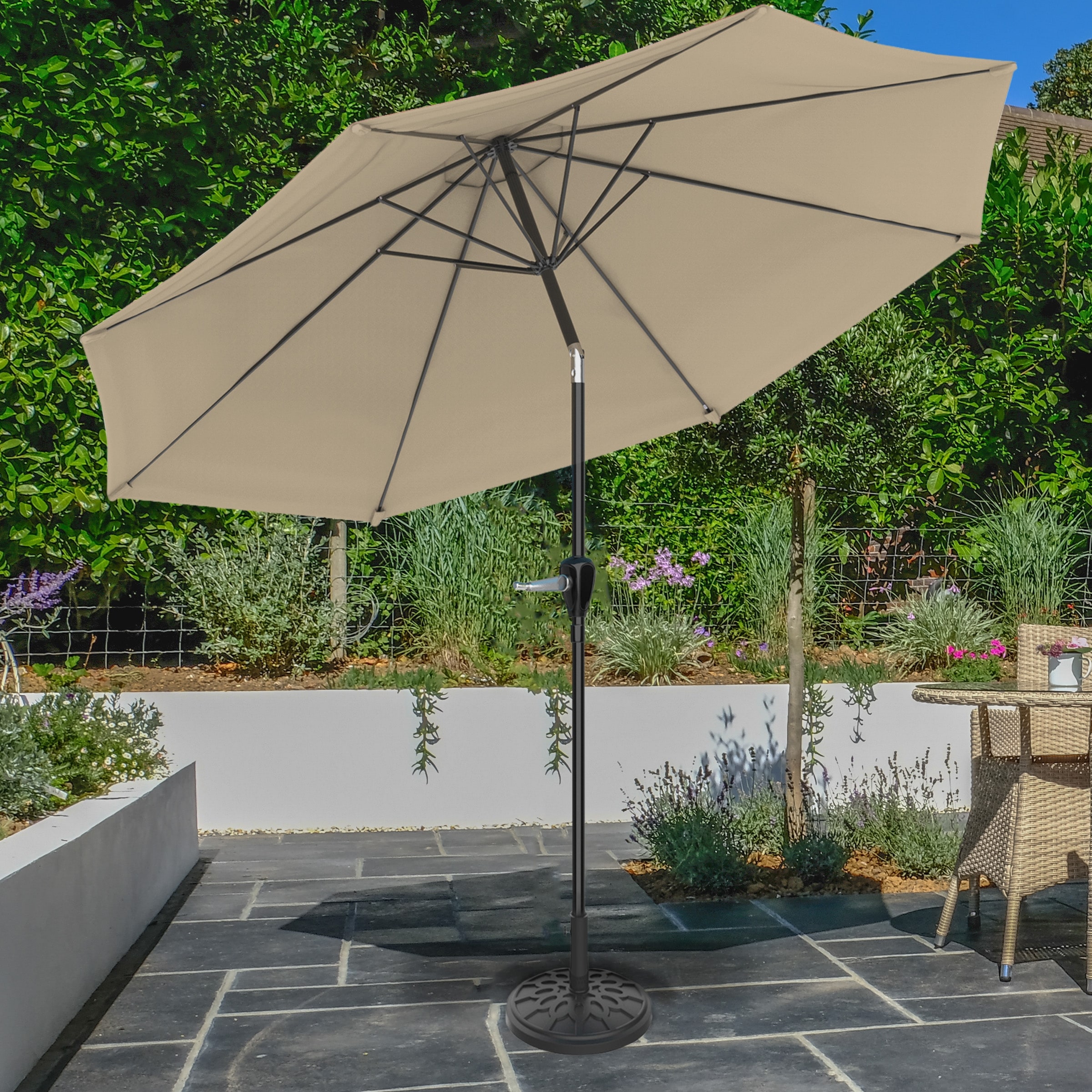 bed bath and beyond patio umbrella stand pure garden Pure Garden Patio Furniture