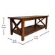 preview thumbnail 25 of 26, Classic Solid Wood Farmhouse Coffee Table