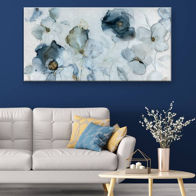 Flowering Indigo by Studio Arts Canvas Art Print