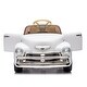 preview thumbnail 49 of 58, Chevrolet 3100 12V Ride-On Truck for Kids, Remote Control, LED Lights, Bluetooth, USB Music, Vintage Pickup Design, Ages 3+ White