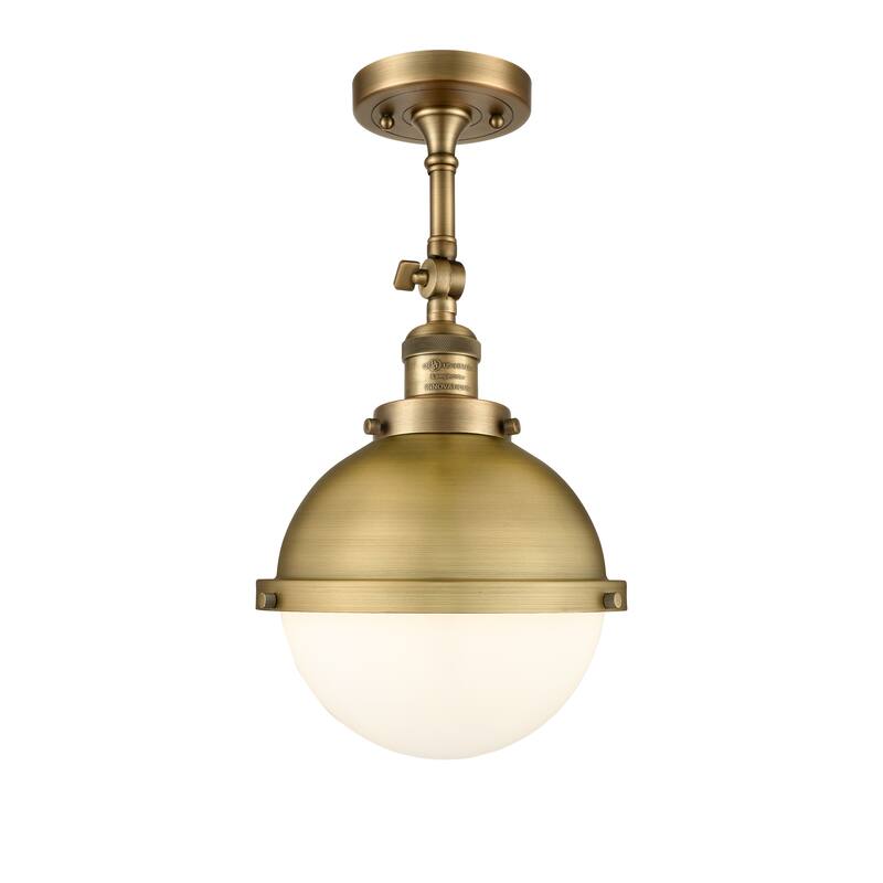 Innovations Lighting Franklin Restoration Hampden - 1 Light 9" Semi-Flush Mount