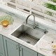 preview thumbnail 1 of 7, Karran Top Mount Stainless Steel 25 in. 16-Gauge Drop-In Single Bowl Kitchen Sink Kit - Silver