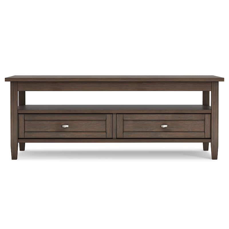 WYNDENHALL Norfolk Wood Transitional Coffee Table - 48 Inches wide